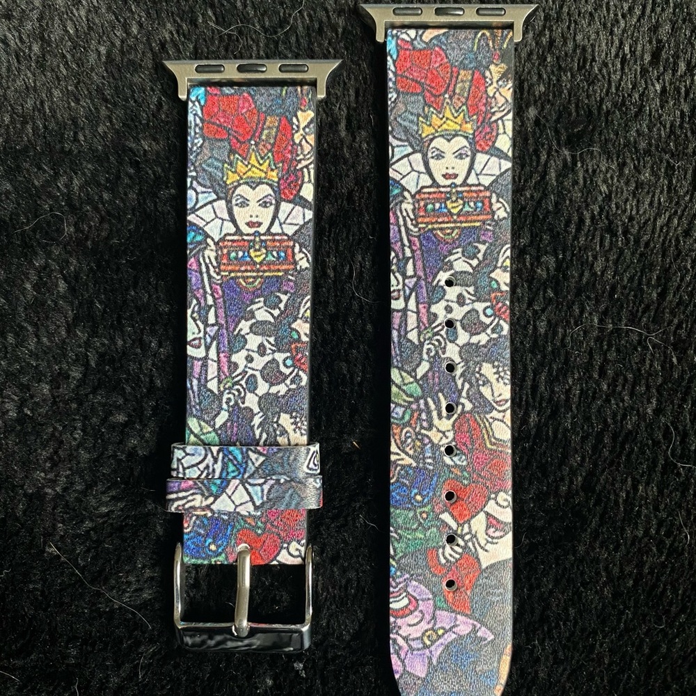 Disney Villains Leather Apple Watch Band